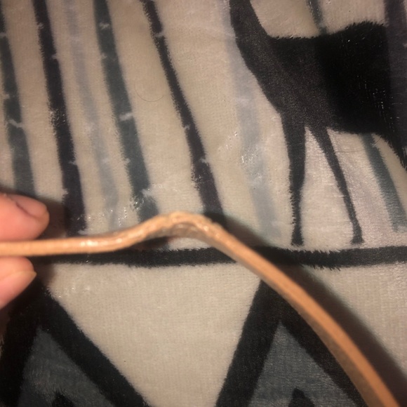 Furla Convertible Leather Crossbody Hobo Bag Tan - Picture 7 of 11